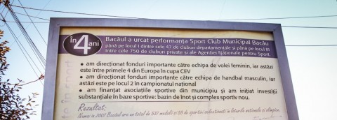 campanie electorala bacau panou vechi