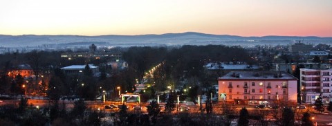 Parcul Cancicov Bacau de la inaltime