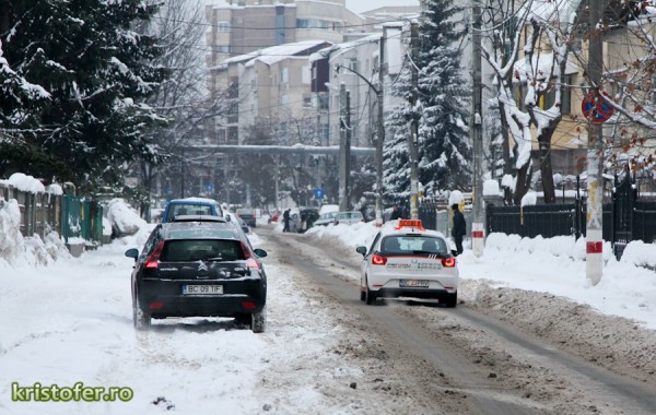 scoala de soferi iarna in bacau