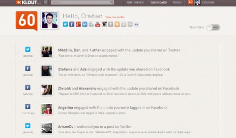 klout kristofer