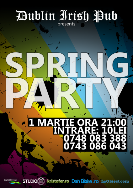 spring party alecsandri 2013 dublin 1 martie
