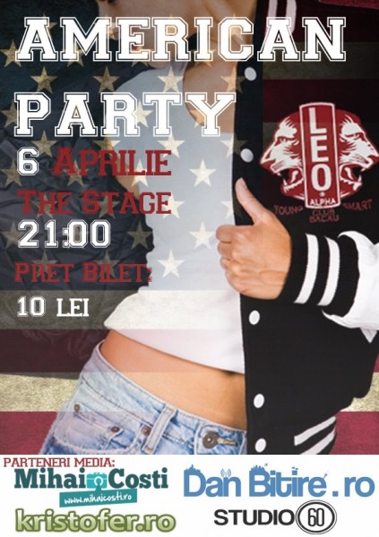 American party the stage leo alpha bacau