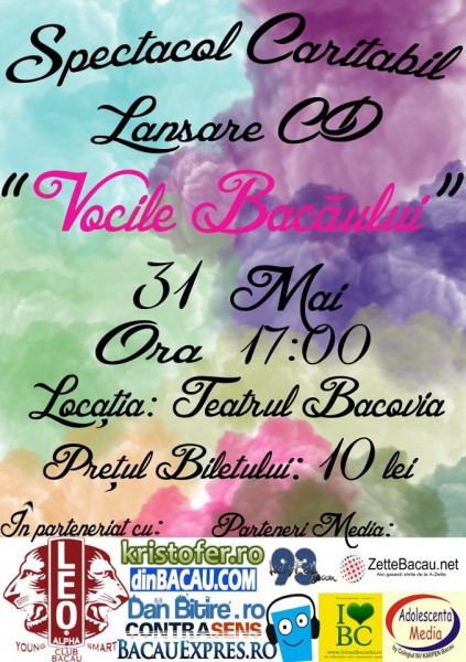 Vocile bacaului spectacol 31 mai 2013