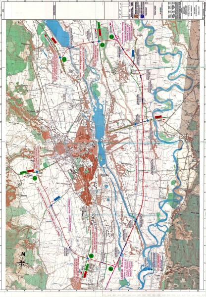 harta centura ocolitoare bacau varianta 2013 plan de situatie - small