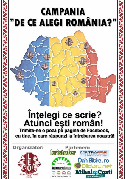 de ce alegi romania campanie leo