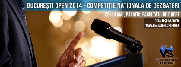 bucuresti open 2014 clubul debaterilor