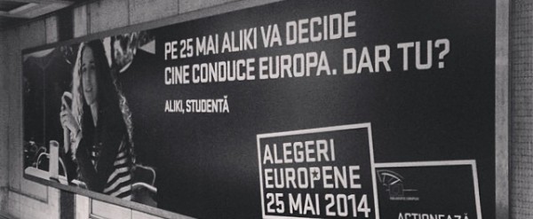 panou promovare alegeri europene 2014