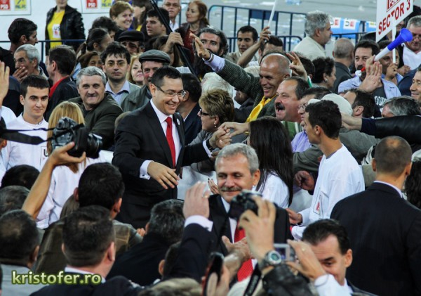 victor ponta miting usl arena nationala