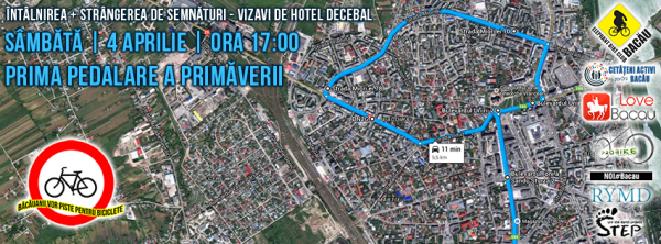 prima pedalare a primaverii