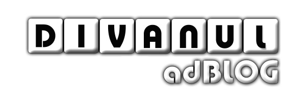 divanul adblog sigla black white