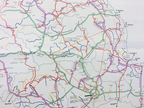 harta autostrazi romania revista regio
