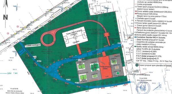 plan amenajare teren parc fagaras