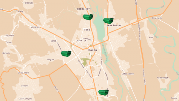 harta containere deseuri vegetale